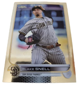 2022 Topps Chrome 196 Blake Snell MLB San Diego Padres Baseball Card (S - Picture 1 of 3