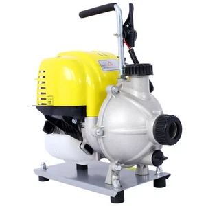 Bomba de transferencia de agua portátil de gasolina con motor de 4 tiempos gasolina de alto flujo EE. UU. - Imagen 1 de 7