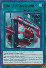 YUGIOH BOOT SECTOR LAUNCH ULTRA RARE 1ST EDITION NEAR MINT EXFO-EN053