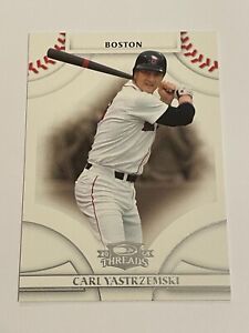 2008 Donruss Threads Baseball #6 - Carl Yastrzemski - Boston Red Sox