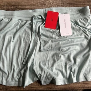 Tommy John Women's Loungewear Drawstring Lounge PJ Shorts Sz L NWT Blue Haze - Picture 1 of 5