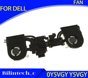 FOR DELL Alienware 15 R2 CPU/CPU Graphics Cooling Heatsink Fan 0Y5VGY Y5VGY - Picture 1 of 4
