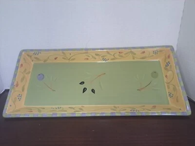 Bandeja grande para servir Signature Houswares Olivia de Debbie Segura 2002 Foto 1 de 4