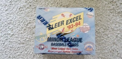 1993-94 FLEER EXCEL MINORS FACTORY SEALED JUMBO BOX - 20 CT - Image 1 of 2