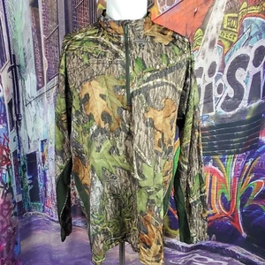 REDHEAD MOSSY OAK Break-up Camo 1/4 ZIp Mesh Hunting Pullover Size XL (A20) - Picture 1 of 12