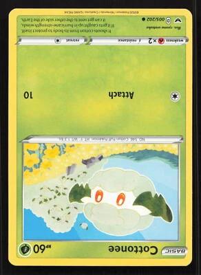 Pokemon SWSH01 Sword & Shield Base Set #005/202 Cottonee Card - Image 1 of 2