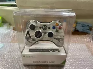 Xbox 360 Wired Controller SE Arctic Camo White w/ Box - Picture 1 of 8