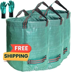 Bolsas de hojas reutilizables Bolsas para podar plantas de jardinería estancas - Picture 1 of 8