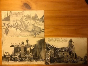 Ref_11 War World 1 One Postcard Train Bridge Car Destroyed Vintage Black White - Picture 1 of 10