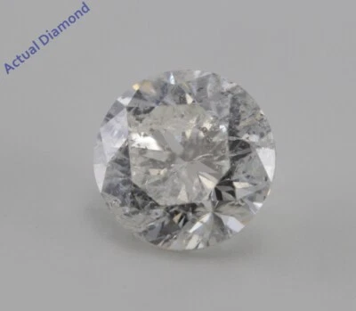 Diamante suelto de corte redondo (1,26 quilates, i, i2 (k.m)) Foto 1 de 4