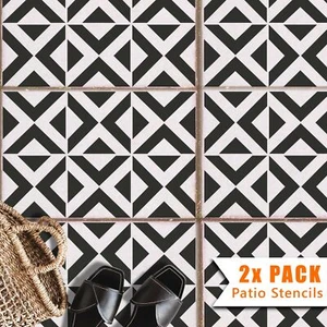 2x Plantillas de Azulejos de Patio - 90x60cm Rectángulo Piso de Hormigón Losas de Jardín - Ksar - Imagen 1 de 2