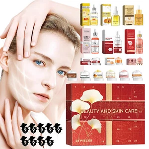 24 Days Beauty Advent Calendar Skincare Set 2024 Christmas Essence Face Cream - Picture 1 of 12