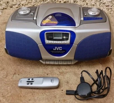 JVC RC-BX33 STEREO CD, RADIO CASSETTE RECORDER SERVICED WITH NEW DRIVE BELTS - Image 1 of 4