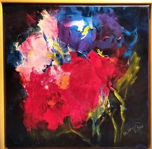 Bild handgemalt , Acryl auf Leinwand - Bild 1 von 1