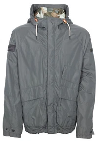 Camel Active Giacca Anorak Blusa Outdoor di Mezza Stagione Eskimo con Cappuccio - Picture 1 of 7