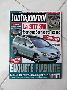 L'Auto-Giornale 2002 N°587 Peugeot 307 SW Range Rover Alfa 166 Vel Satis S-Type - Foto 1 di 1