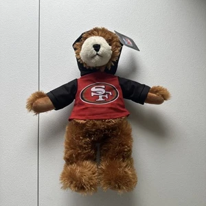 NFL Licensed Football San Francisco 49ers Bear Plush/Stuffed Animal - Picture 1 of 8