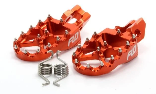 Flo PRO Series Footpegs Orange #FPEG-795-2 ORG KTM/Husqvarna Foto 1 de 1