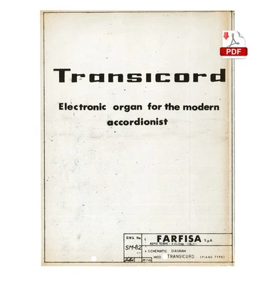 FARFISA TRANSICORD Service Manual repair Schematic Diagram Schaltplan Schema PDF - Image 1 of 2