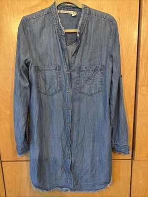 Chelsea & violet Denim Blue Shirt Dress Size Small - Image 1 of 4