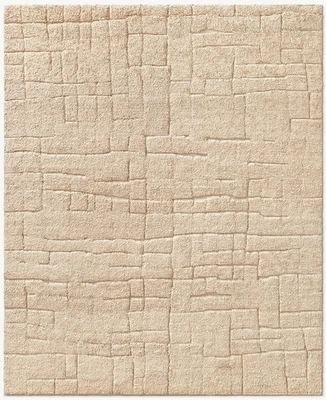 Morocco Artisans hand knot wool and silk yarns, creating an expanse softness - Image 1 of 4