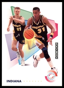 1991-92 SkyBox #469 Reggie Miller / Detlef Schrempf TW Indiana Pacers - Picture 1 of 2