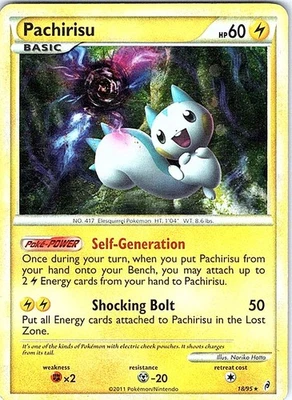 Pachirisu 18/95 Call of Legends Holo Rare HP - Image 1 of 2