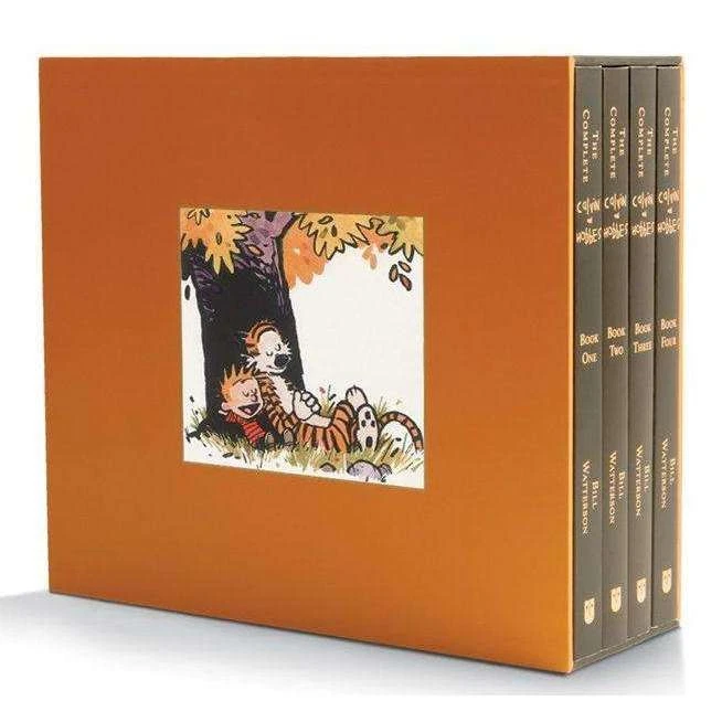 The Complete Calvin and Hobbes 4 Book Set Collection By Bill Watterson NEW - Image 1 of 2