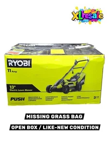 RYOBI 13 in. 11 Amp Corded Electric Walk Behind Push Lawn Mower ( MISSING PIECE) - Picture 1 of 9