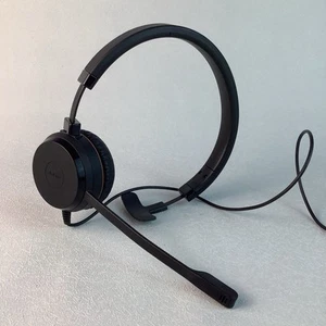 JABRA Evolve 20 USB Headset #HSC016 With Noise Cancelling Mic*LOW USE*NO BOX* - Picture 1 of 12