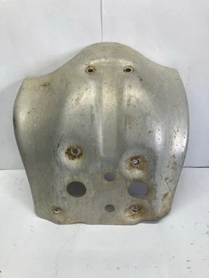 Yamaha XT500 1978 placa de deslizamiento bonita usada original poco kilometraje XT 500 OEM aluminio Foto 1 de 4