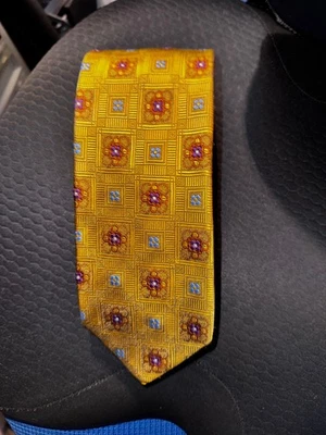 HOLLAND & SHERRY LONDRES 1836 SEDA HOMBRE Corbata Cuello W: 3 1/4" BYL:58" HECHO EN EE. UU. Foto 1 de 4