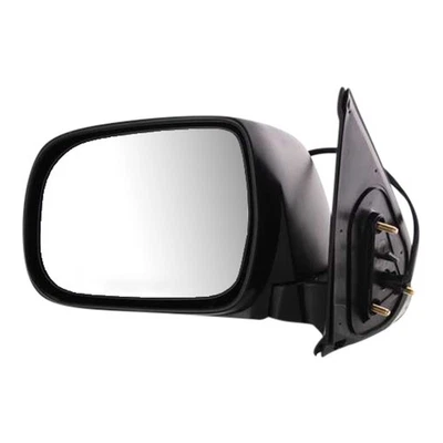 Power Mirror For 2005-2011 Toyota Tacoma Driver Side Textured Black Manual Fold - Image 1 of 4