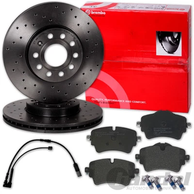 DISCOS DE FRENO DEPORTIVOS BREMBO 294mm + PASTILLAS DELANTERAS aptos para MINI F55 F56 F57 - Imagen 1 de 4