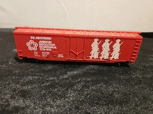 TYCO HO The Minutemen Rare Lawsuit Version Bicentennial 50 Foot Box Car - Picture 1 of 9