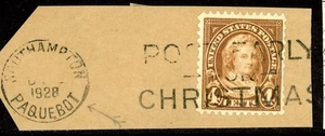 USA 1920 Used in Puerto Rico on Piece fourth Bureau K503 - Picture 1 of 6