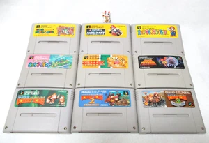 Super Famicom Games Lot Nintendo Popular Set SFC Mario Kart Kirby Donkey Metroid - Picture 1 of 22