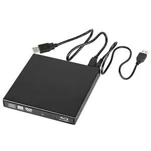 Externer Blu Ray Film Player Laufwerk USB Laptop PC DVD CD RW Disc Brenner BD ROM - Bild 1 von 12