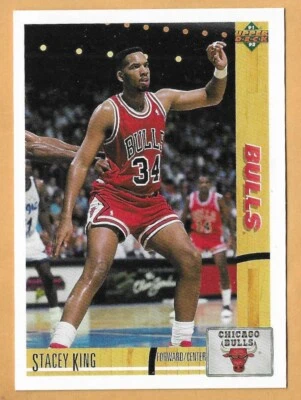 STACEY KING CHICAGO BULLS #182 UPPER DECK 1991-92 - Image 1 of 2