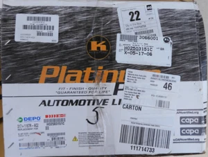 For Honda 2013-2015 Accord Halogen Headlight w/o DRL Right Side, HO2503151C CAPA - Picture 1 of 4