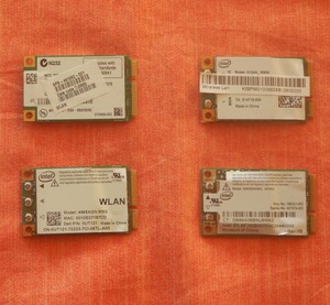INTEL 4965AG_MM1MM2 512AN_MMW WM3945ABG_MOW2 Mini PCI-e Wi-Fi Cards