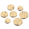 Beadthoven 50pcs 201 Stainless Steel Flower Charm Pendants Rainbow Color Etched Metal Embellishments Hollow Connector For Diy Bracelet Necklace Jewelry Making