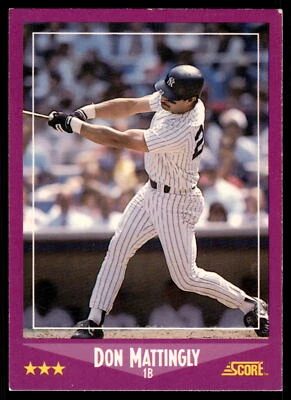 1988 Score Baseball #1-249 Pick Your Card - Image 1 of 2