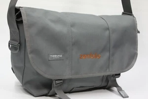 TIMBUK2 Zenfolio Logo Messenger Bag M Medium 15” Laptop Gray - Picture 1 of 11