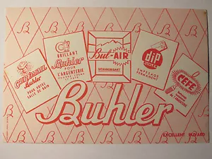 10C19 Old Advertising Blotter Ad Product Cleaner Deodorizer BUHLER - Picture 1 of 2