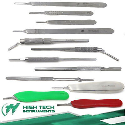 Surgical Scalpel Blade Handle Knife Medical Skin Cut Tissue Surgery Lab Vet Tool • 6.99$