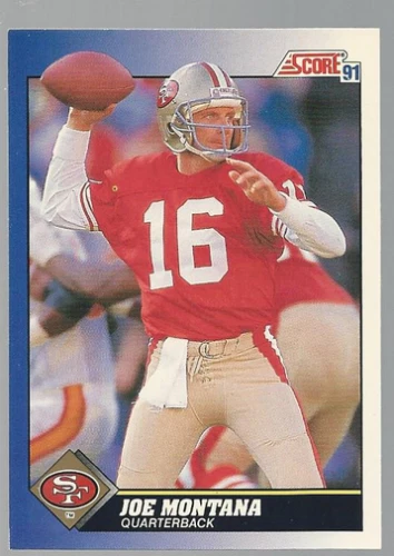 1991 Score Football "Main Set" Cards #1 to #250 Rookies and Veterans - Image 1 of 1