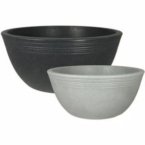 Pflanzschale Genua ø 38-48 cm - aus hochwertigem Kunststoff - LEICHT & FROSTFEST - Bild 1 von 13