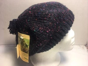 Vintage HANSEN Wolle Strick Fedora Beanie Mütze Kappe DICK Neu mit Etikett - Bild 1 von 9