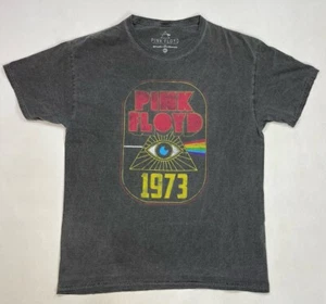 Pink Floyd 1973 Retro Graphic T-shirt Men Large Gray Black Short Sleeve Music - Picture 1 of 7